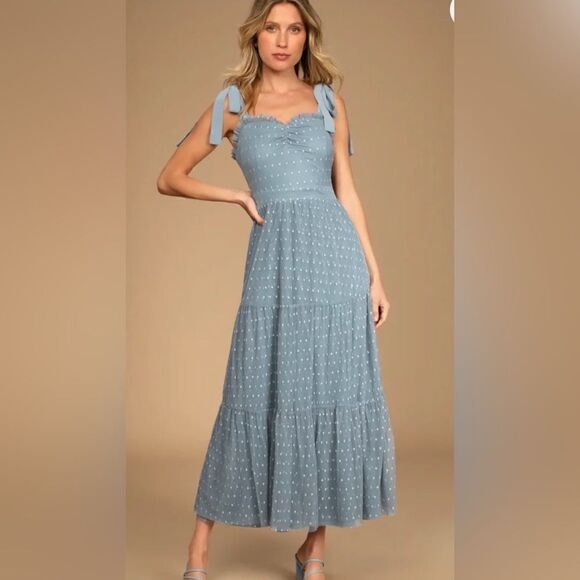 Lulus Tie Strap Dress - Picture 1 of 3
